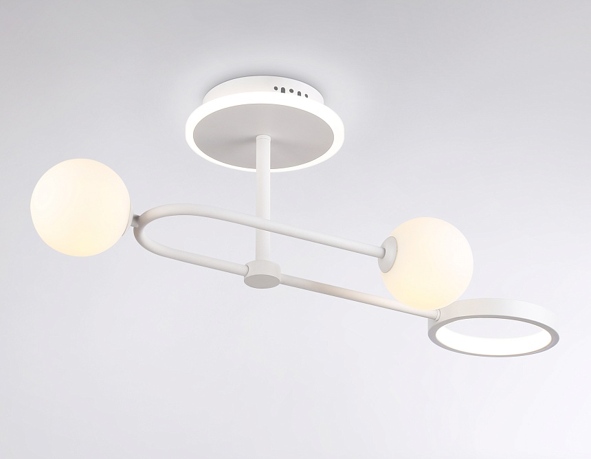 FL66221/3 WH белый 29W 3000K-6400K+G9/2 630*230*240 (ПДУ ИК)