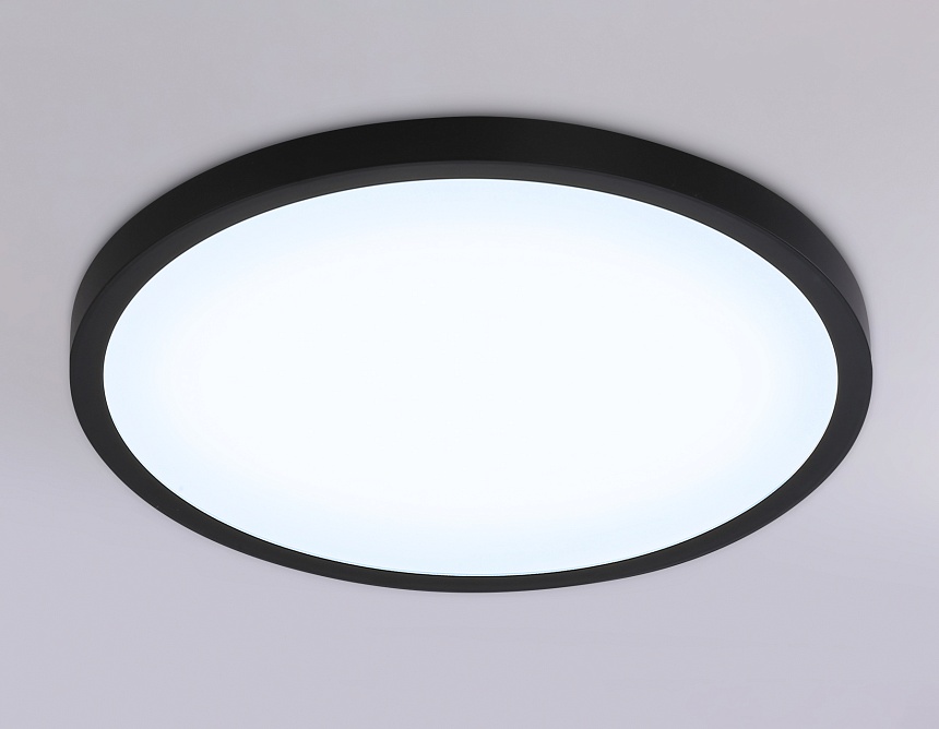 FZ1957 BK черный IP54 26W 5000K D370*15 (Без ПДУ)