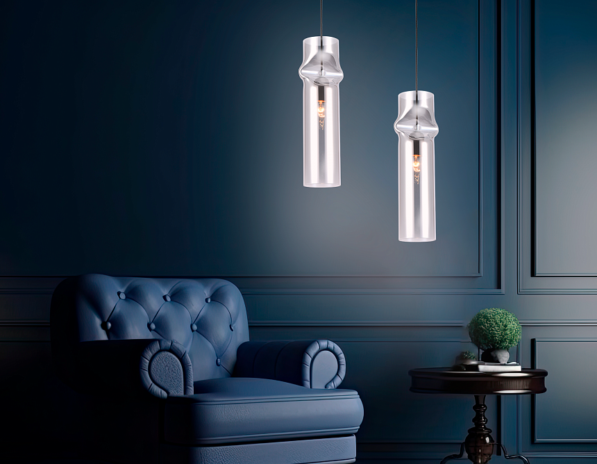 TR3561 BK/SM черный/дымчатый E27 max 40W D130*1200