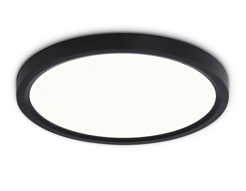 FZ1904 BK черный IP54 20W 3000K-6500K CCT-переключатель D300*25 (Без ПДУ)