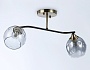 TR303008/2 SB/BK/SM  бронза/черный/дымчатый E27/2 max 40W 560*140*240