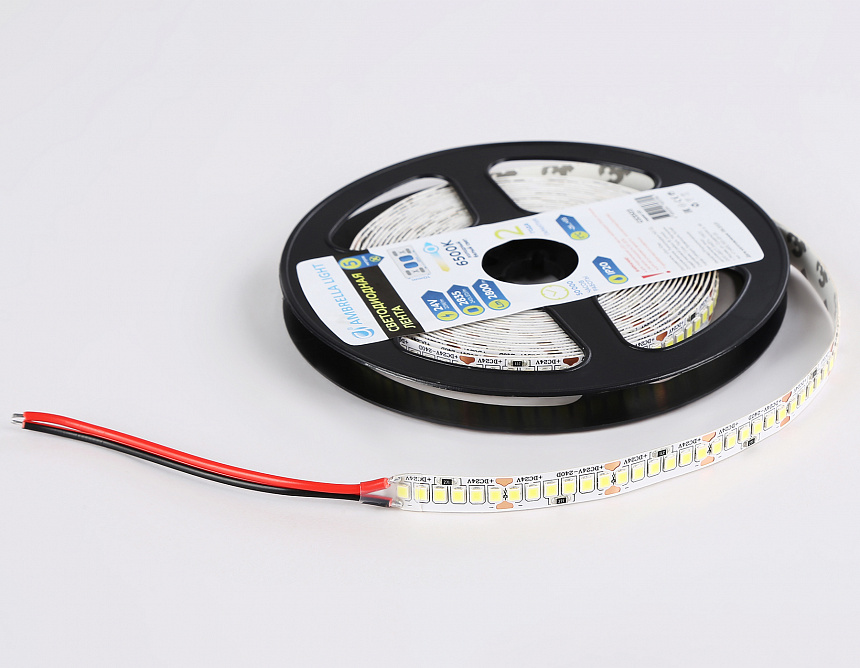 GS3503 2835 240Led /22W m/ 24V IP20 6500K/ 5000*10*1.2mm (2 конт.) GS3503 2835 240Led /22W m/ 24V IP20 6500K/ 5000*10*1.2mm (2 конт.)