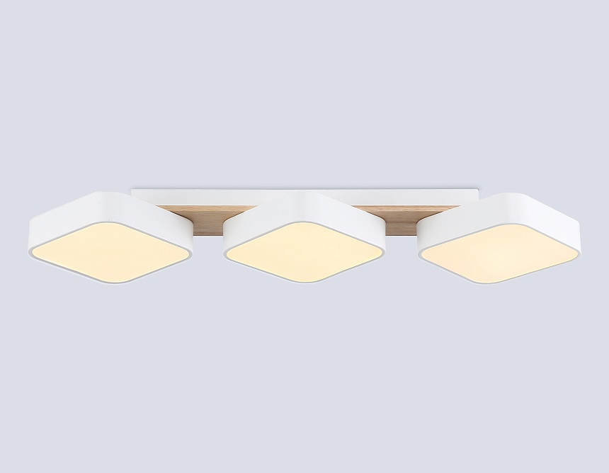 FL4877/3 WH/WD белый/дерево 54W 3000-6000K 680*200*70 (без ПДУ)