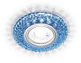 S291 BL/WH хром/голубой MR16+3W(LED WHITE 4200K)