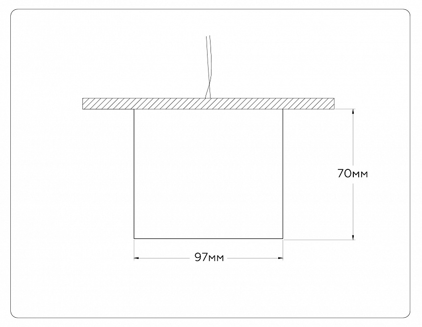 TN52882 SWH/SGD белый песок/золото песок GX53 max 12W D97*70