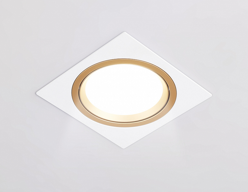 TN51916 WH/GD белый/золото GX53 max 12W 115*115*23