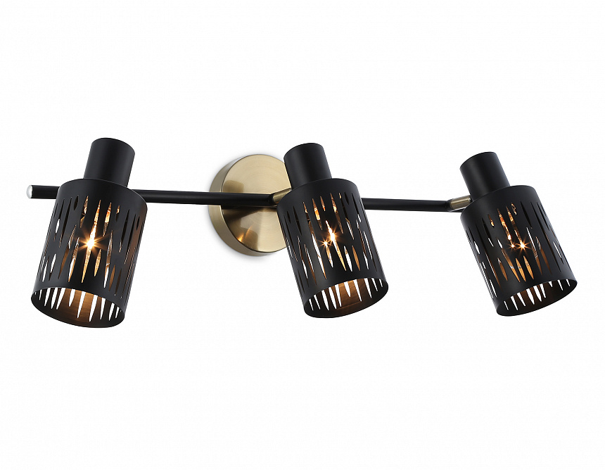 TR8669/3 BK/SB чёрный/бронза E14/3 max 60W 560*100*190 TR8669/3 BK/SB чёрный/бронза E14/3 max 60W 560*100*190