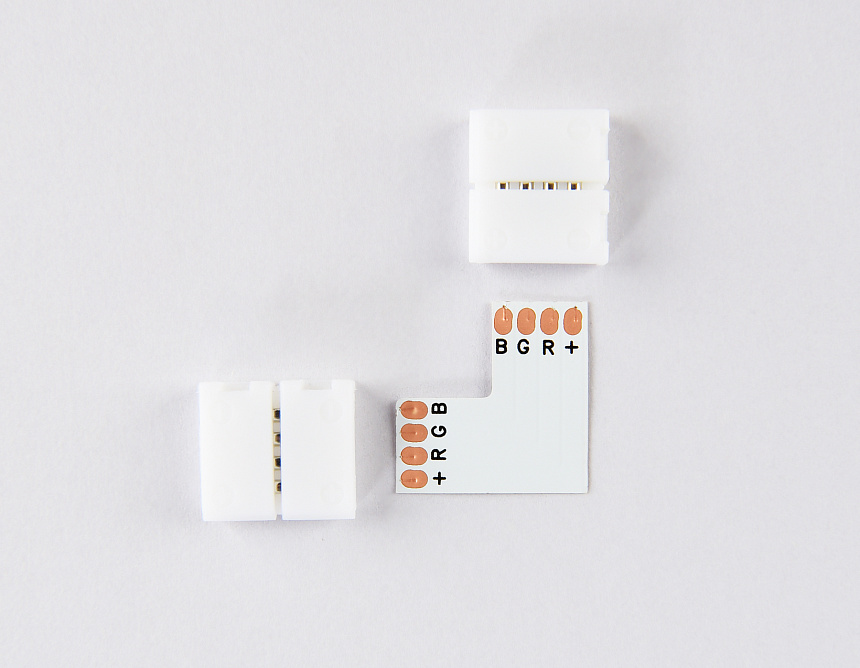 GS6701 Соединитель угловой L 5050 12/24V (4 конт.) (10шт)