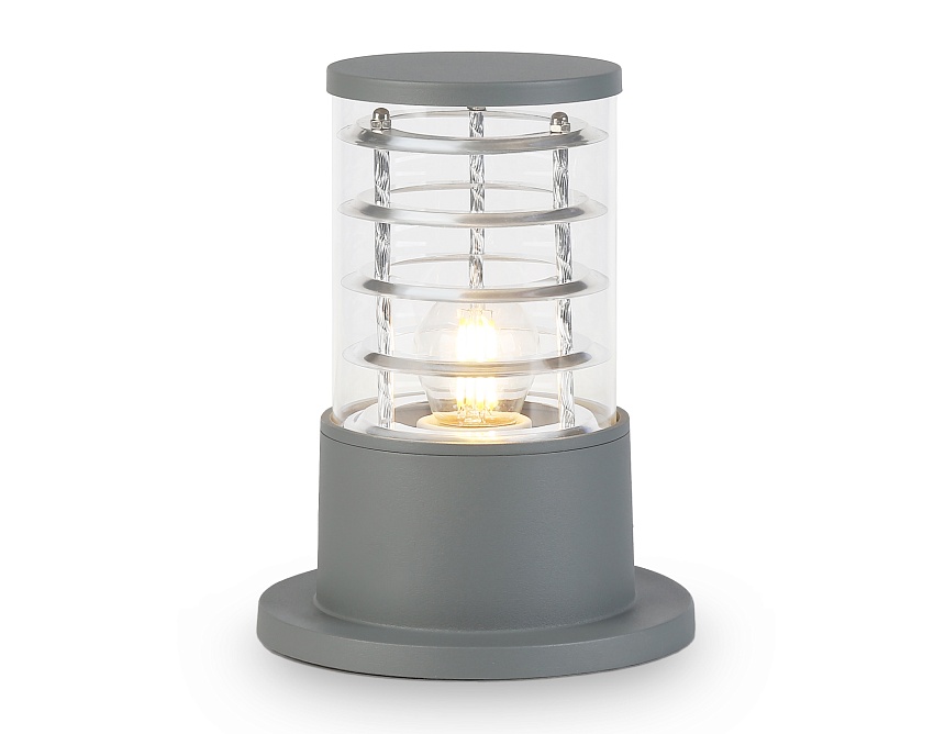 ST2531 GR/CL серый/прозрачный IP54 E27 max 11W D108*200 ST2531 GR/CL серый/прозрачный IP54 E27 max 11W D108*200