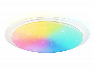 FZ780 WH белый IP20 60W 3000-6500K+RGB 570*55 (ПДУ ИК)