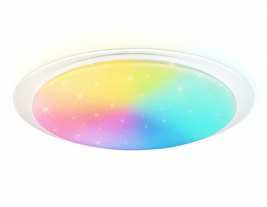 FZ780 WH белый IP20 60W 3000-6500K+RGB 570*55 (ПДУ ИК) FZ780 WH белый IP20 60W 3000-6500K+RGB 570*55 (ПДУ ИК)