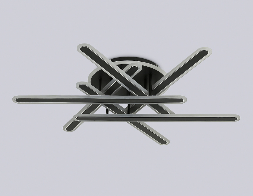 FA8908 BK/CH черный/хром 125W 3000-6400K+RGB 800*770*160 (ПДУ ИК)