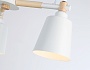 TR82204/3 WH/LW белый/светлое дерево E27/3 max 40W D560*430
