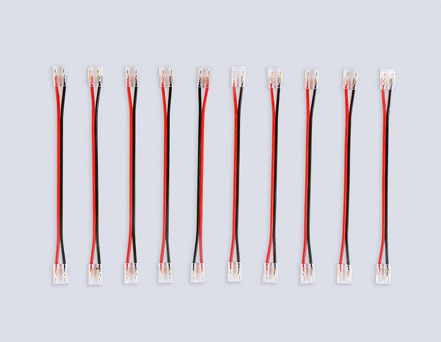 GS7895 Соединитель гибкий двухсторонний COB 12/24V для лент 8/10mm (2 конт.) (10шт)