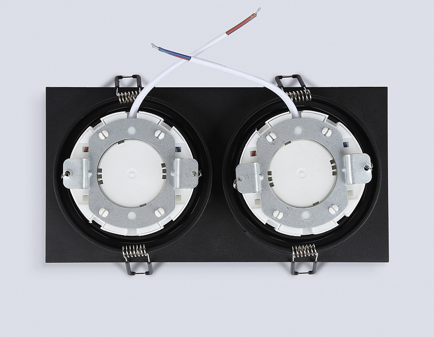 TN6615/2 BK черный IP44 GX53/2 max 15W 215*110*24