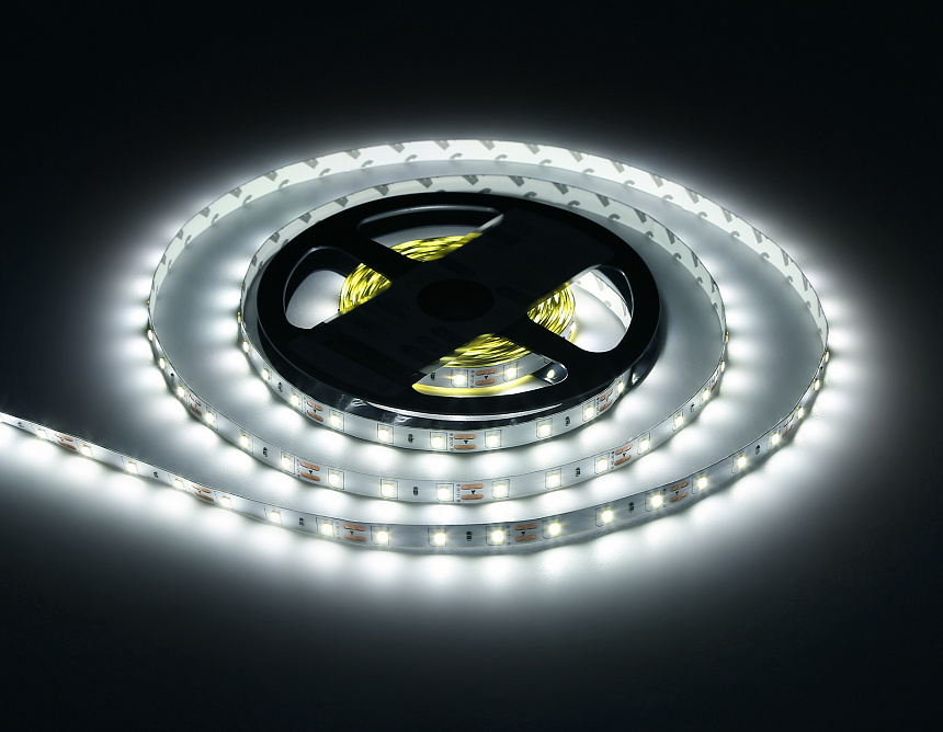 GS1003 2835 60Led/ 4.8W m/ 12V IP20 6500K/ 5000*8*1.2mm (2 конт.) GS1003 2835 60Led/ 4.8W m/ 12V IP20 6500K/ 5000*8*1.2mm (2 конт.)