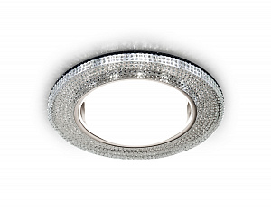 G290 CH хром/прозрачный GX53+3W(LED WHITE)