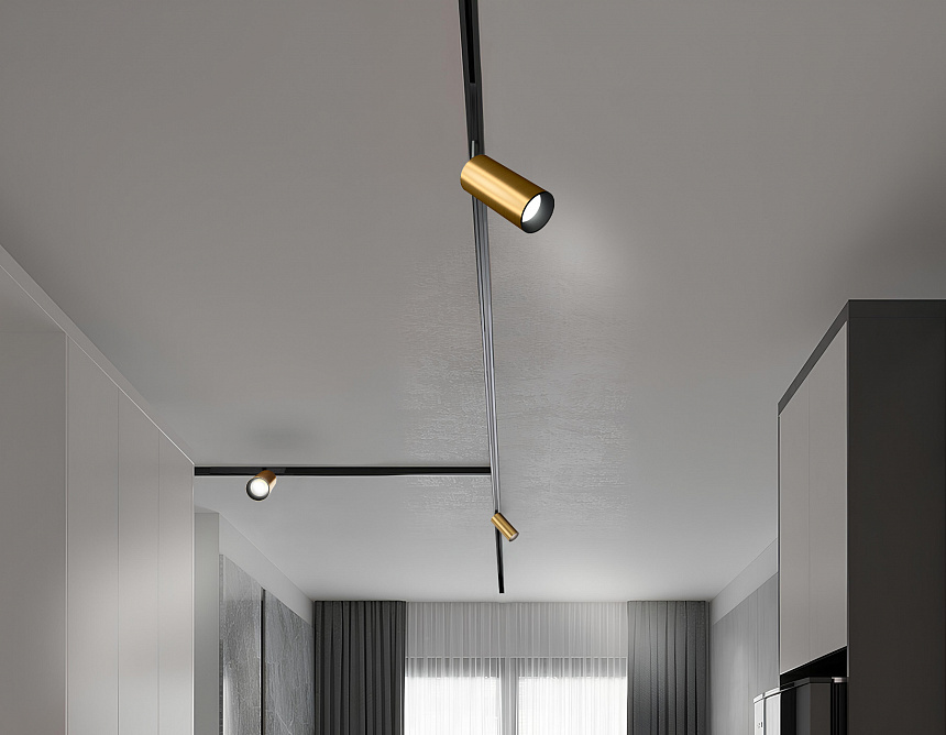 GL1223 GD золото IP20 18W 3000K-6400K 220V 36° D55*120 (Без ПДУ)