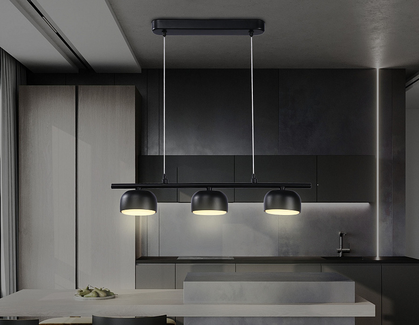 TN71034/3 BK черный GX53/3 max 12W 440*80*1100